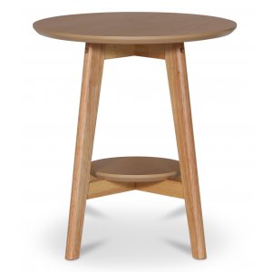Rundt sidebord med bro �50 cm - Eikefiner