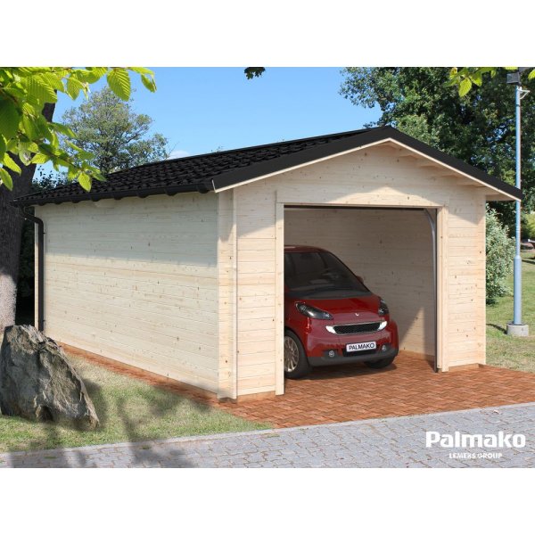 Garasje Tomas med takport - 19,2 m�