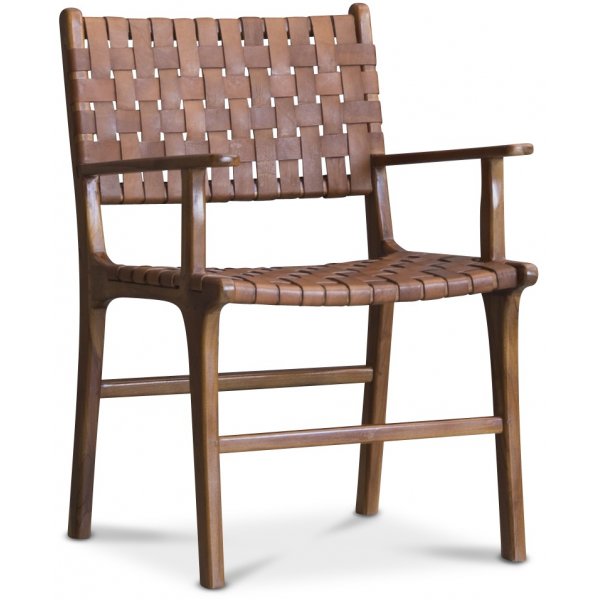 Porto-rammestol - Cognac / Teak Porto-rammestol - Cognac / Teak
