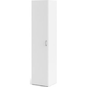 Hvit Space-garderobe - 40 cm bred - 175 cm høy Hvit Space-garderobe - 40 cm bred - 175 cm høy