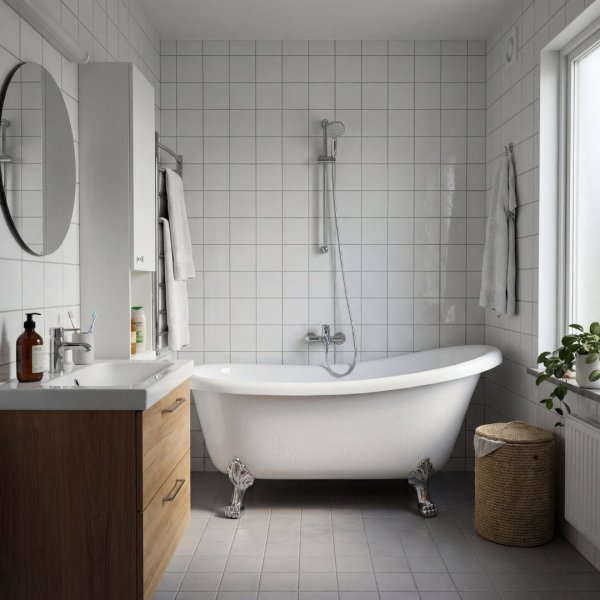 Frittstående badekar med kloføtter 150×75 cm - Kapolei Frittstående badekar med kloføtter 150×75 cm - Kapolei