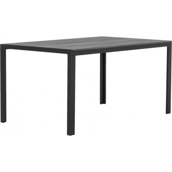 Las Vegas utebord 150x90 cm svart hagebord i tre + Flekkfjerner for m�bler