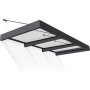 Canopia Sophia Clear XL Entrance baldakin 1,4 x 3 - Mrk grtt/klart glass