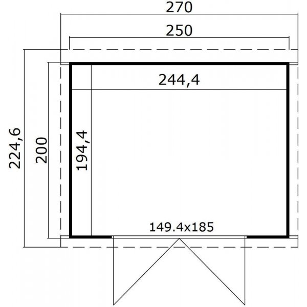 Bod Sammi C - 5 m² Bod Sammi C - 5 m²