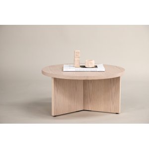 Melker salongbord Ø85 cm- Whitewash Melker salongbord Ø85 cm- Whitewash