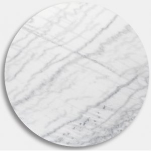 Marmorplate Ø85 cm - Lys marmor Marmorplate Ø85 cm - Lys marmor