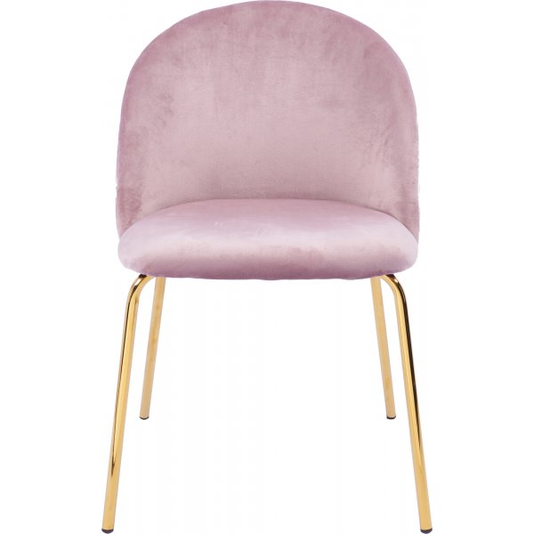 Rosa stol med gullbein - Plaza Rosa stol med gullbein - Plaza