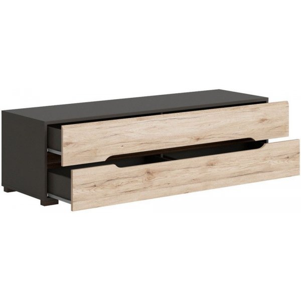 Brynolf TV-stativ - Gr�/eik
