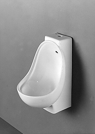 If� urinal 4115 Hvit med tilkobling ovenfra, unntatt spyleelektronikk