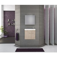 Thetis møbelpakke 60 beige med speil Thetis møbelpakke 60 beige med speil