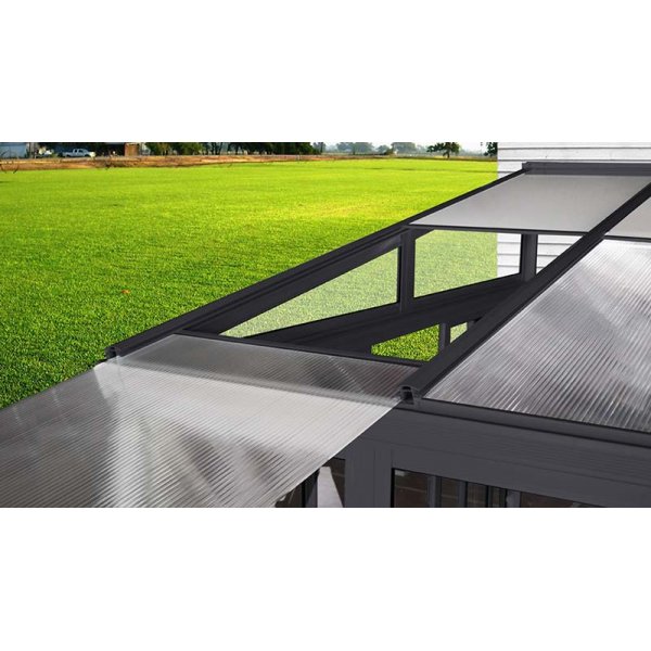 Sunrise Uterom - 3,7 x 2.9 m (Svart)