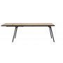 Fiskebein tilleggsbrett 45 x 90 cm - Sort / Eik