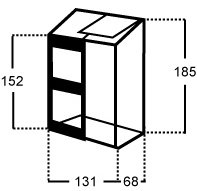 Veggdrivhus Altan - 0,9 m�
