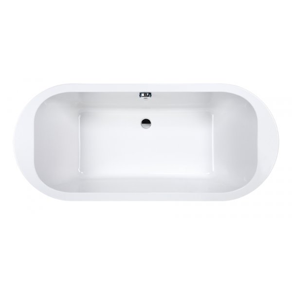 Oval badekar - Free Line | Dybde 45 cm