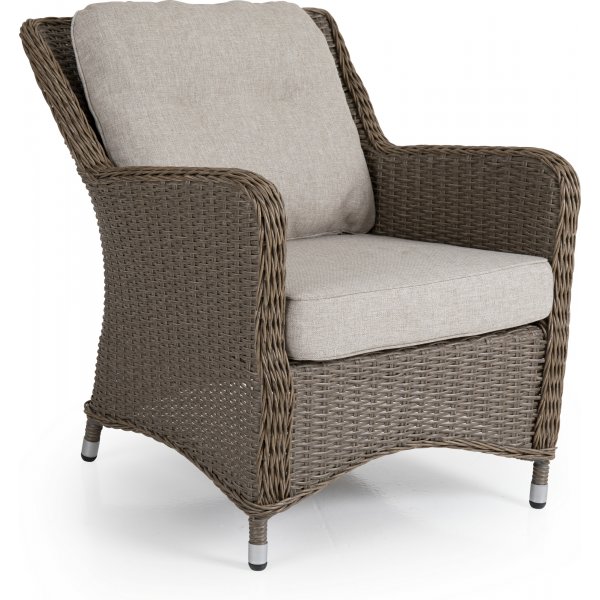 Svanö - Loungesett i 4 deler | Naturlig farget kunstrotting Svanö - Loungesett i 4 deler | Naturlig farget kunstrotting