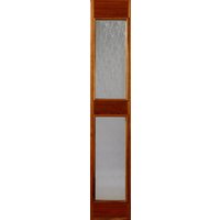 Sidelys i midtstolpe i teak med vindu Sidelys i midtstolpe i teak med vindu