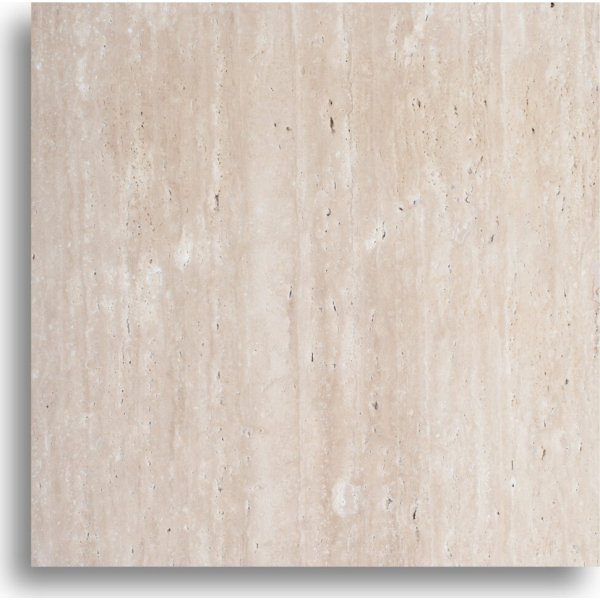 Bordplate travertin 90 x 90 cm