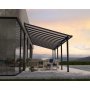 Canopia Olympia Balkongtak i Aluminium 3 x 9 - Mrk grtt/klart glass