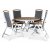 Ebbarp posisjonsstol hvit aluminium - gr/eik/hvit