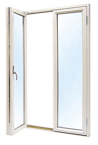 Dobbel Balkongdør Tre 3-lags - U-verdi: 1,1 Dobbel Balkongdør Tre 3-lags - U-verdi: 1,1