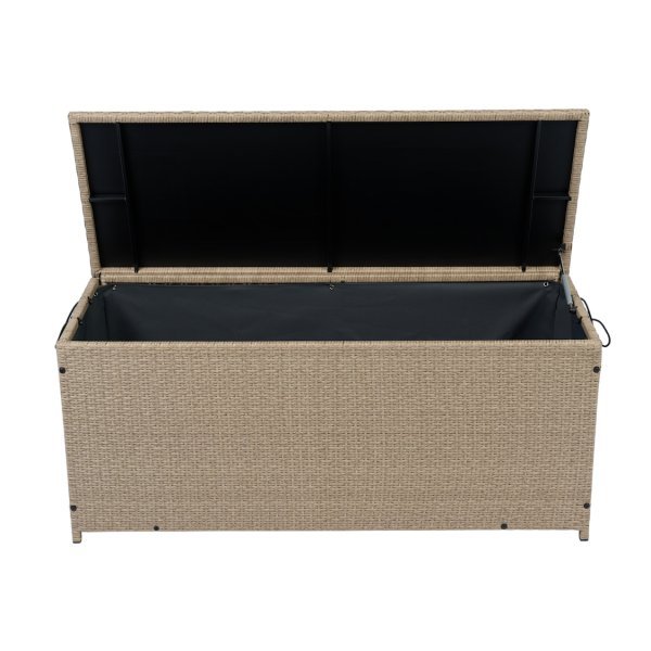 Puteboks kunstrotting beige Alma - vanntett utend�rs