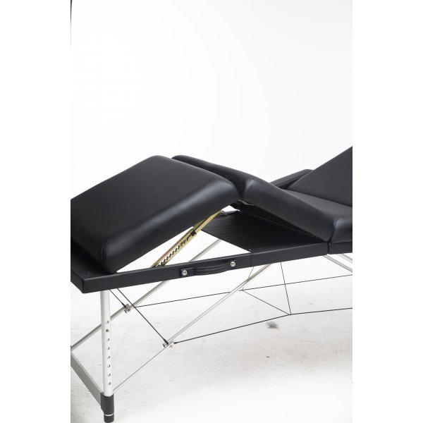 Massasjebord med metallben - 4 soner - Svart Massasjebord med metallben - 4 soner - Svart