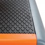 Stepp-benk - Gra og oransje