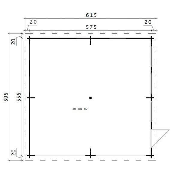 Garasje Omar - 33 m² Garasje Omar - 33 m²