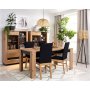 Ostia spisebord 160-200 x 90 cm - Eik