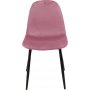 1 Rosa fløyelsstol - Carisma