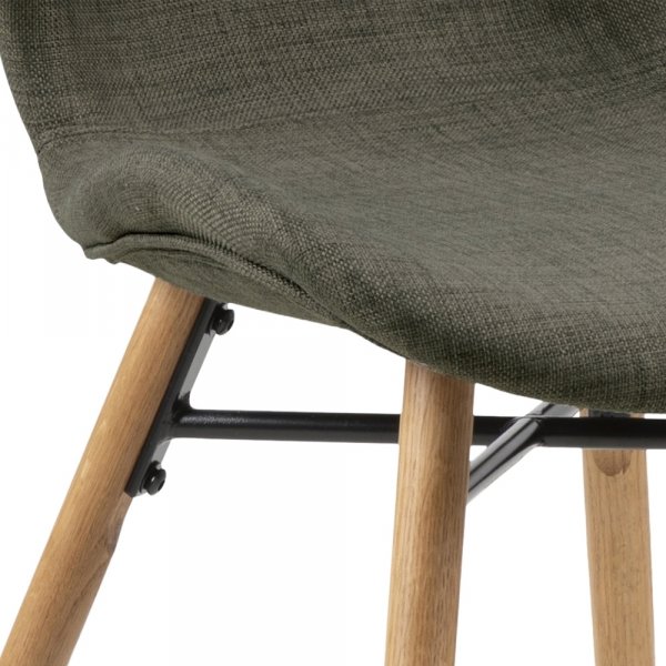 Batilda spisestol - Khaki/eik