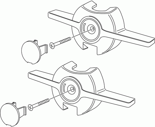 Gustavsberg Nautic, RH-knapp for mengde- og temperaturside