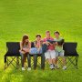 Sammenleggbar campingbenk - plass til 6 personer Sammenleggbar campingbenk - plass til 6 personer