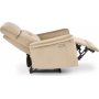 Semir elektrisk hvilestol med USB - beige fl�yel
