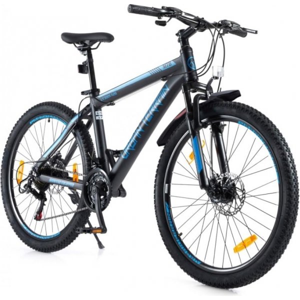 Terrengsykkel Urban Terreng 26" - Svart/Bl + Ls kjede
