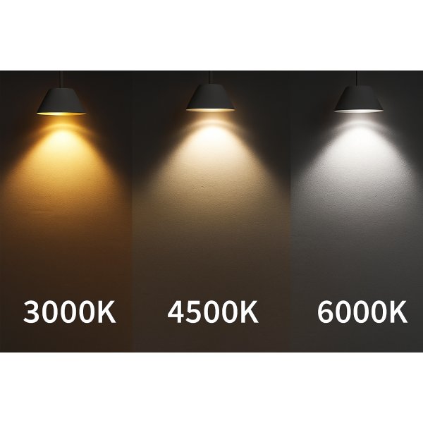 Rundt speil Ferrera med LED-belysning