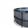 Basseng 450 cm Premium + Kuppeltak & varmepumpe