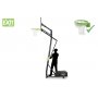 Galaxy baskettballstativ \\\"dunkbart\\\" - Flyttbart