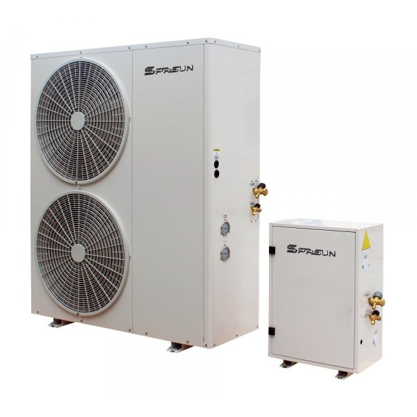 Luft-vann varmepumpe EVI Split - 16 kW Luft-vann varmepumpe EVI Split - 16 kW