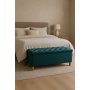 Sengekommode R�nn� 180 cm - Turkis fl�yel