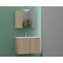 M�belpakke Verona 60 - Beige med speilskap