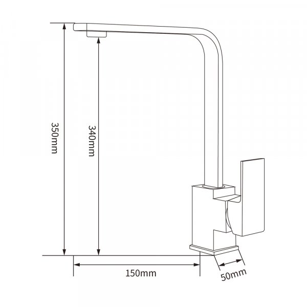 Kjøkkenbatteri Daisy - Sort Kjøkkenbatteri Daisy - Sort