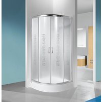 TX halvrund dusjhjørne - 4 mm glass (skyvedører) TX halvrund dusjhjørne - 4 mm glass (skyvedører)