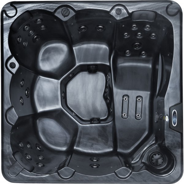 Boblebad for 5-6 personer Lucite® akryl, Gecko® sirkulasjonspumpe og Balboa® kontrollsystem 2026 - Poseidon Black Edition Boblebad for 5-6 personer Lucite® akryl, Gecko® sirkulasjonspumpe og Balboa® kontrollsystem 2026 - Poseidon Black Edition