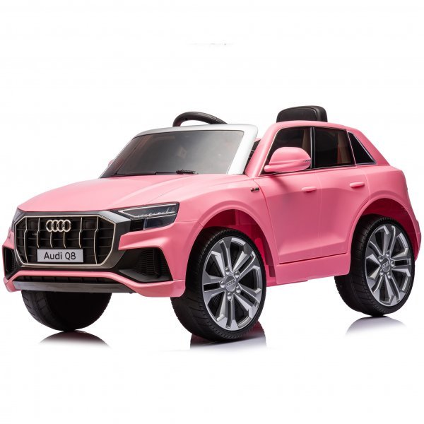 Elbil for barn Audi Q8 2x35W 12V7Ah | Rosa