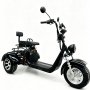 Elscooter Trehjulssykkel - Svart 2000W + L�s kjede