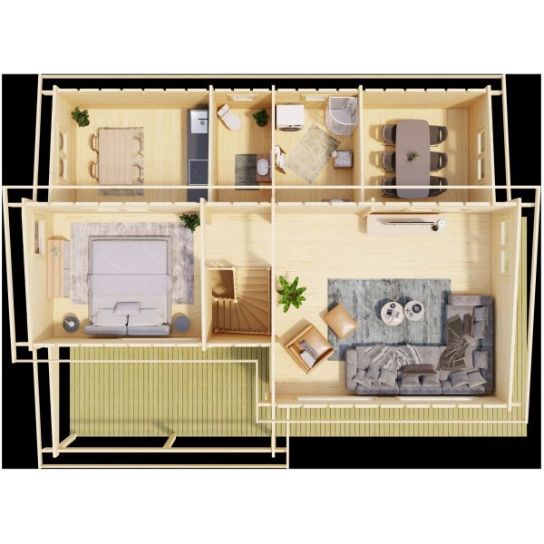 Feriehus Eleonor B - 80,7 m² Feriehus Eleonor B - 80,7 m²