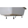 Oval badekar - Free Line | Dybde 45 cm