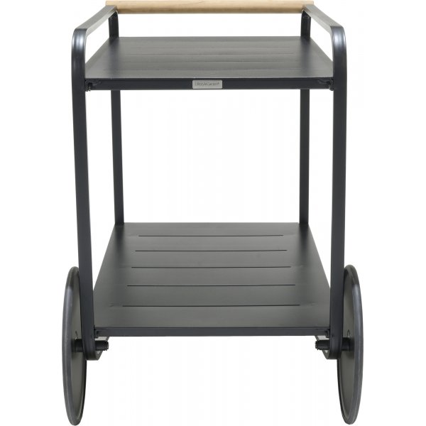 Livsstil Hageportaler - Serveringsvogn svart / Teak