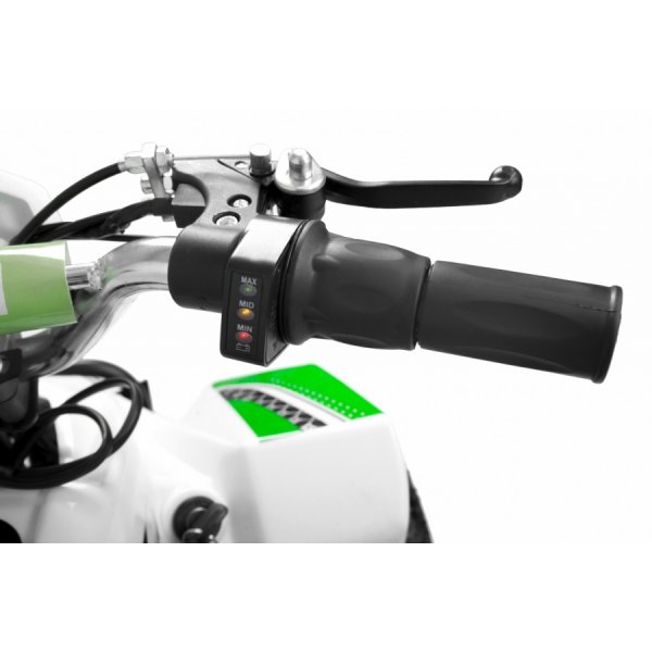 Elektrisk mini-ATV - Hvit og grønn Elektrisk mini-ATV - Hvit og grønn